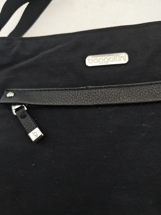 Baggallini Black Crossbody Bag with Silver Hardware - Picture 2 of 6